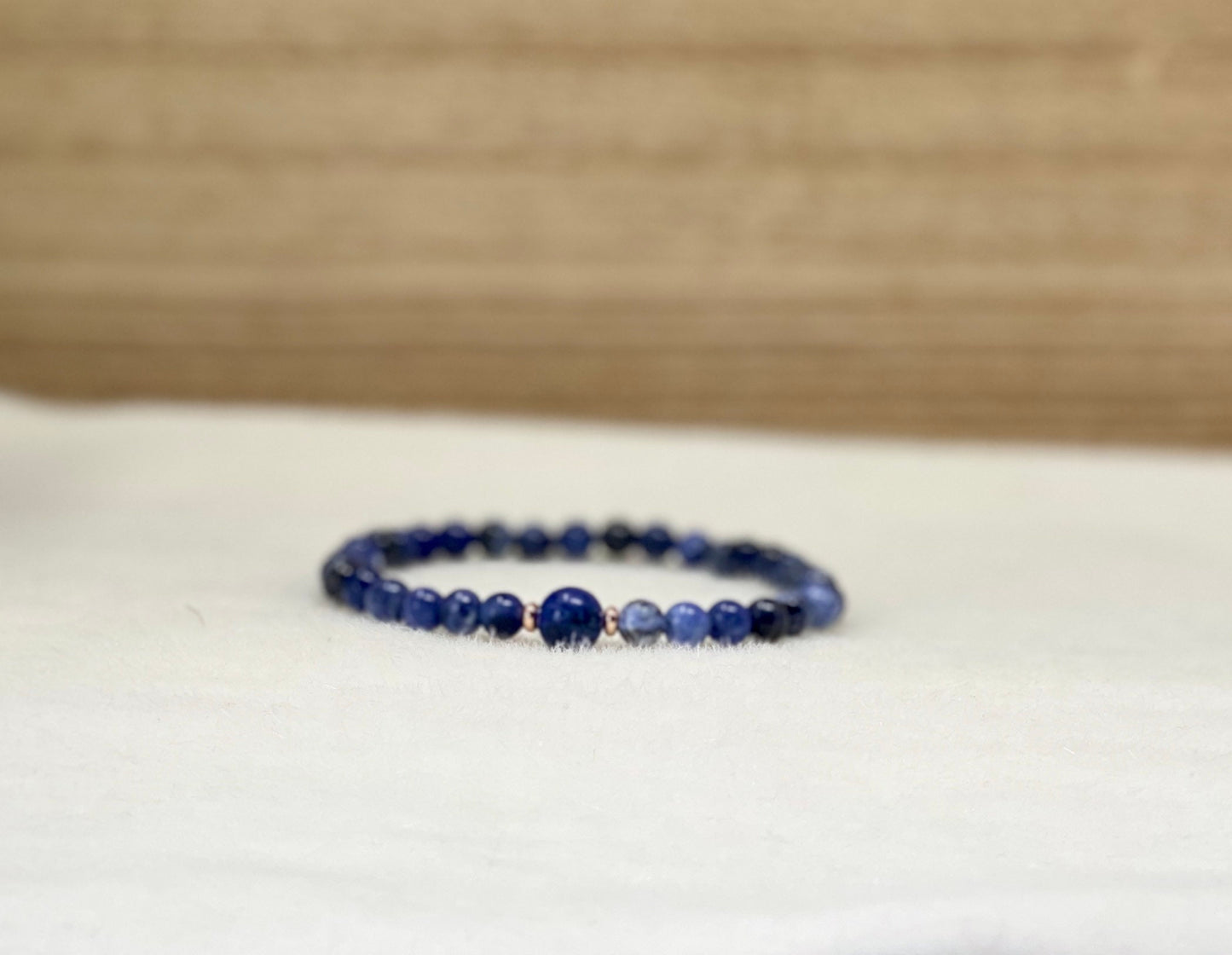 6mm Blue Sodalite Bracelet