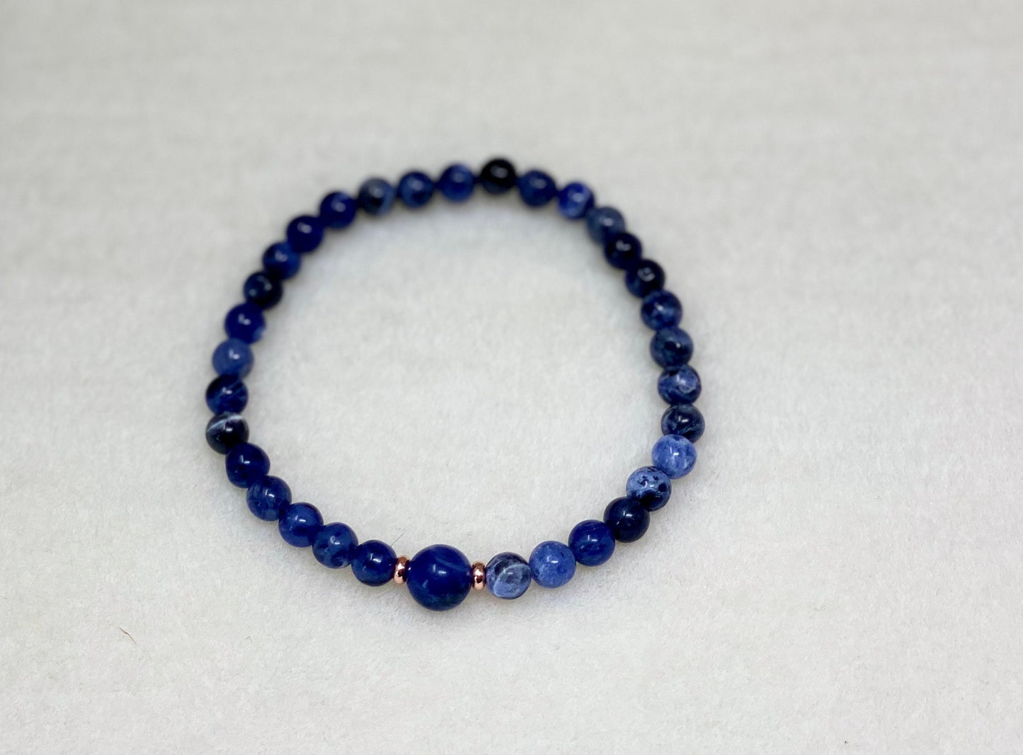 6mm Blue Sodalite Bracelet
