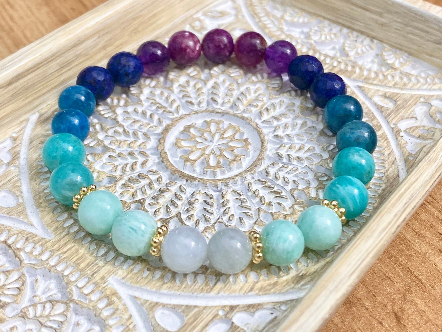 8mm Tranquil Harmony Crystal bead bracelet